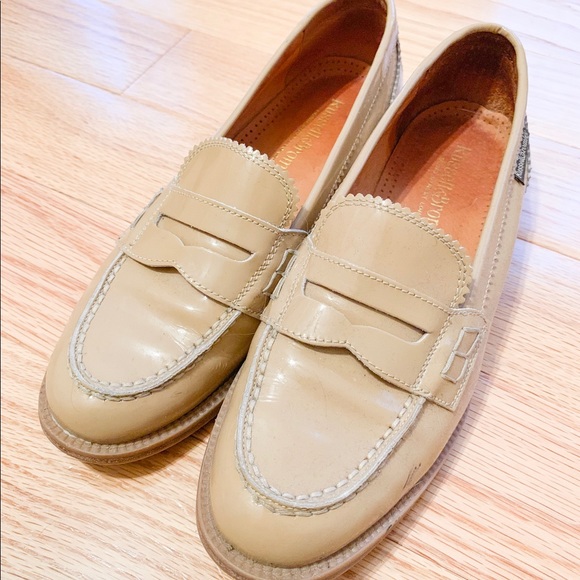 russell and bromley tan loafers